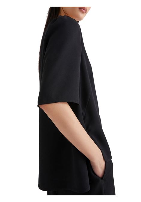 T-shirt in envers satin - NERO Marella articolo 365 | VANESSA002